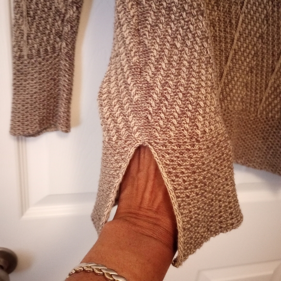 Effeci tan brown cowl neck sweater. XL - Picture 4 of 9